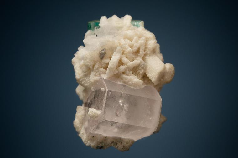 ELBAITE with BERYL var. Morganite